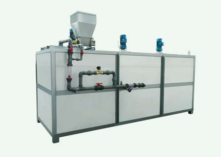 干粉投加系統操作流程（干粉投加機工作原理）